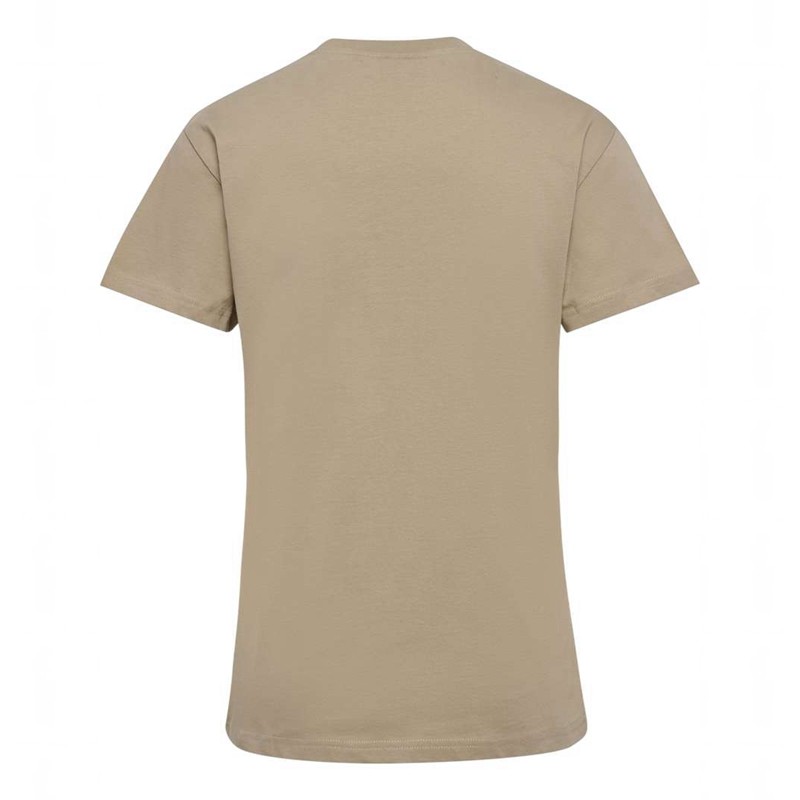 T Shirts Hummel Active Co S/S Femme Beige | 444027-079