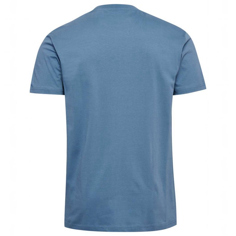 T Shirts Hummel Active Co S/S Homme Bleu | 243869-077