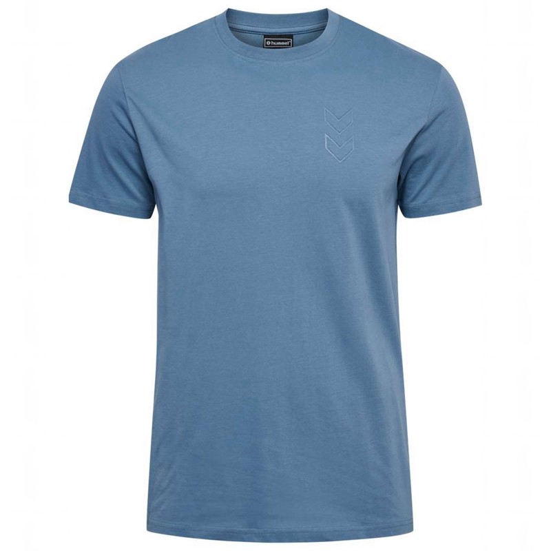 T Shirts Hummel Active Co S/S Homme Bleu | 243869-077