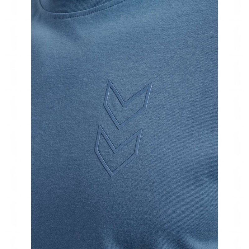 T Shirts Hummel Active Co S/S Homme Bleu | 243869-077