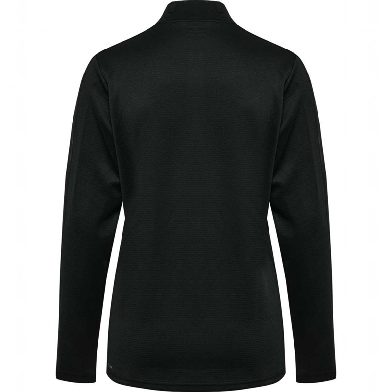 T Shirts Hummel Active Pl Half Zip Femme Noir | 266307-655