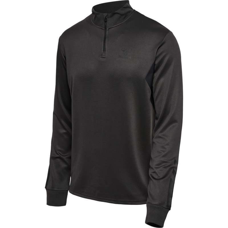 T Shirts Hummel Active Pl Half Zip Homme Noir | 404747-040
