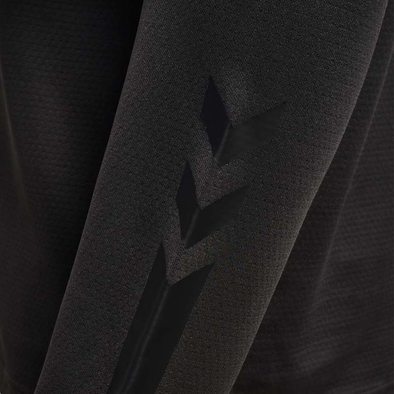 T Shirts Hummel Active Pl Half Zip Homme Noir | 404747-040