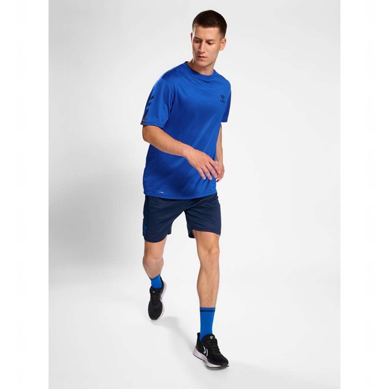T Shirts Hummel Active Pl Jersey S/S Homme Bleu | 816687-092