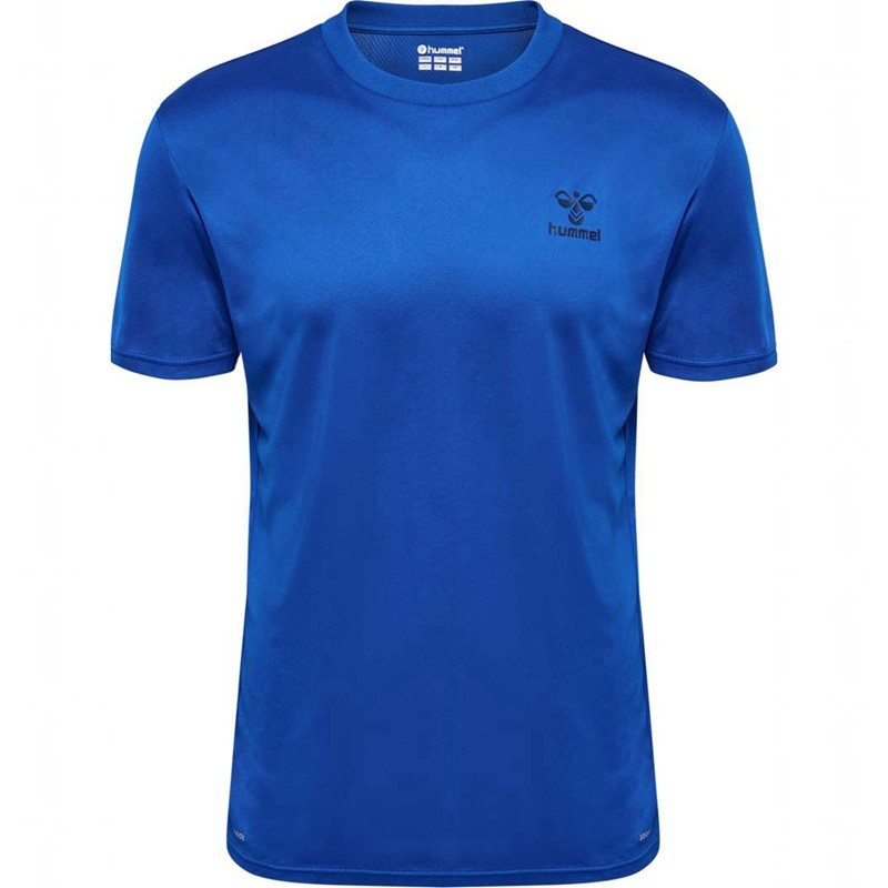T Shirts Hummel Active Pl Jersey S/S Homme Bleu | 816687-092
