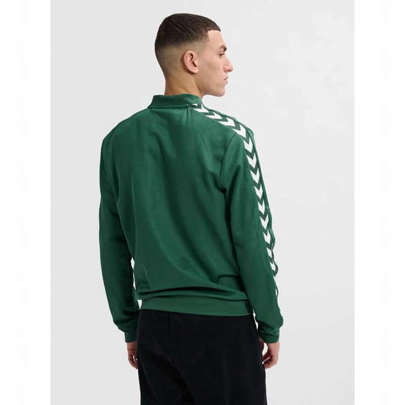 T Shirts Hummel Archive Regular Poly Zip Femme Vert | 796165-087