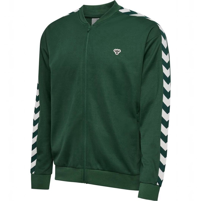 T Shirts Hummel Archive Regular Poly Zip Femme Vert | 796165-087