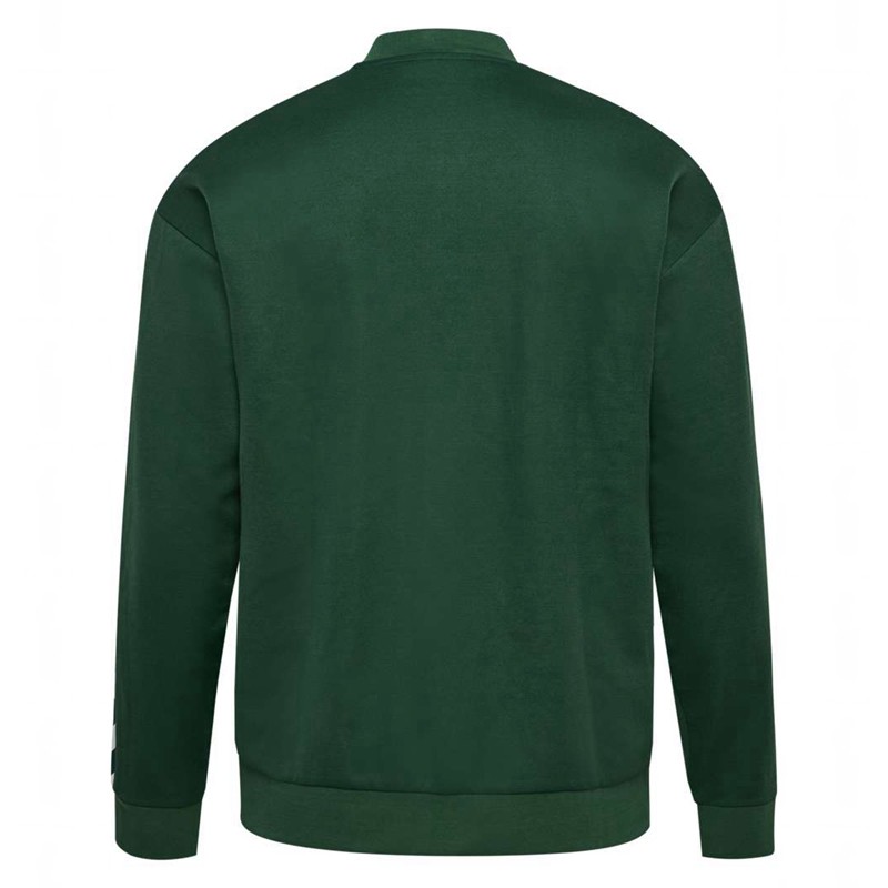 T Shirts Hummel Archive Regular Poly Zip Femme Vert | 796165-087