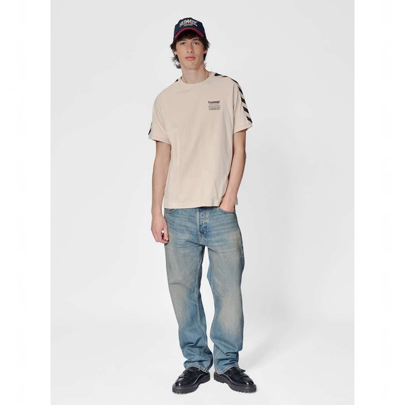 T Shirts Hummel Archive S/S Peanuts Homme Beige | 510888-514