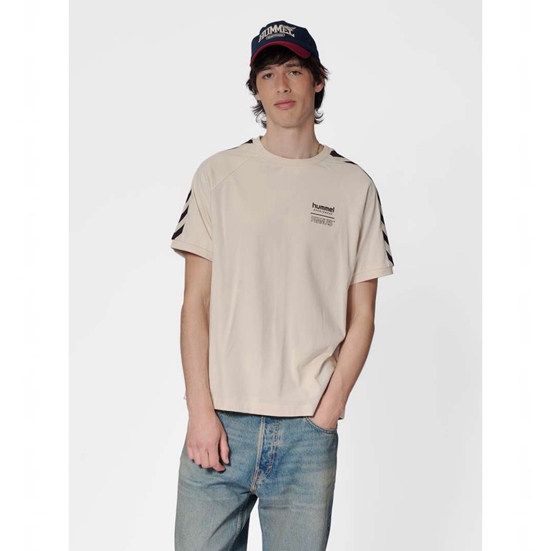 T Shirts Hummel Archive S/S Peanuts Homme Beige | 510888-514