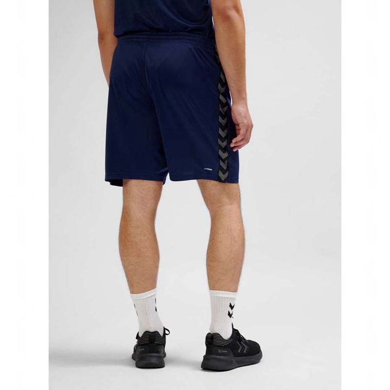 T Shirts Hummel Authentic Pl Homme Bleu Marine | 141744-132
