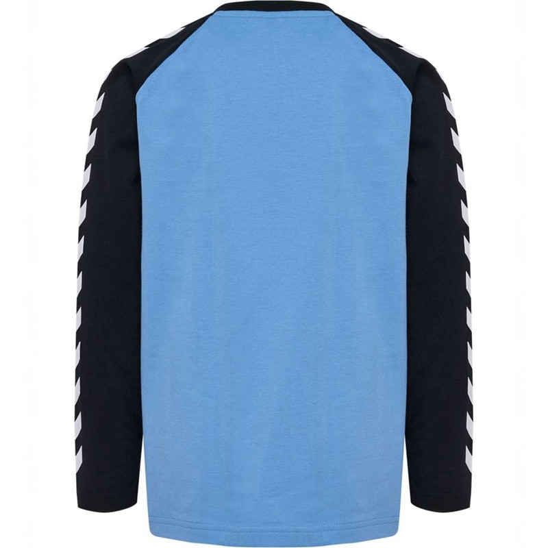 T Shirts Hummel Boys L/S Enfant Bleu | 050195-273