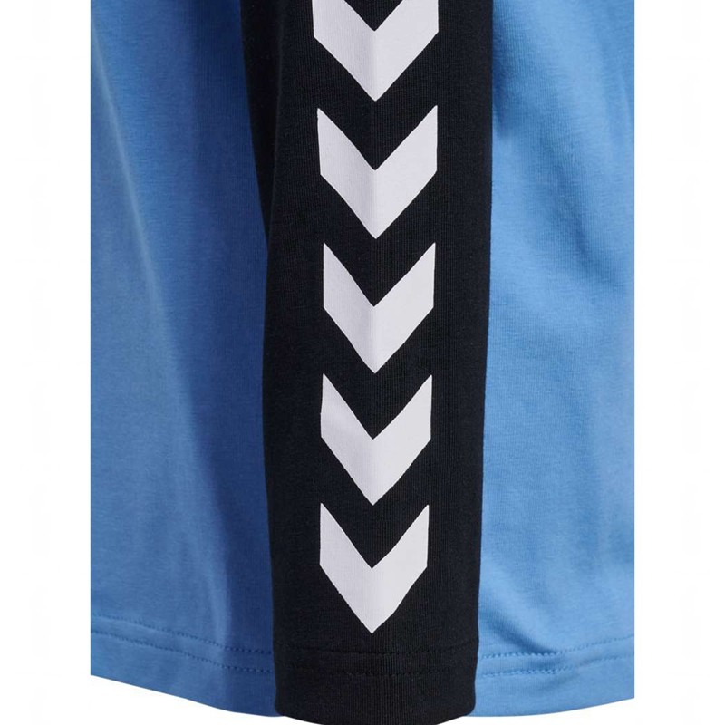 T Shirts Hummel Boys L/S Enfant Bleu | 050195-273