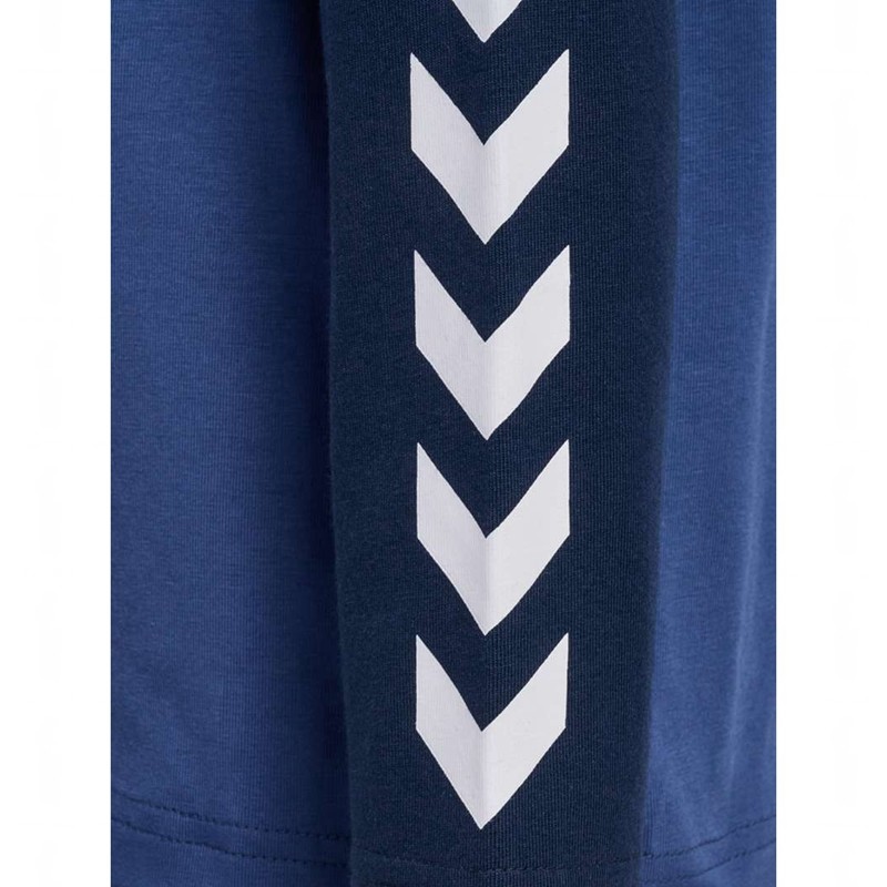 T Shirts Hummel Boys L/S Enfant Bleu | 469931-845