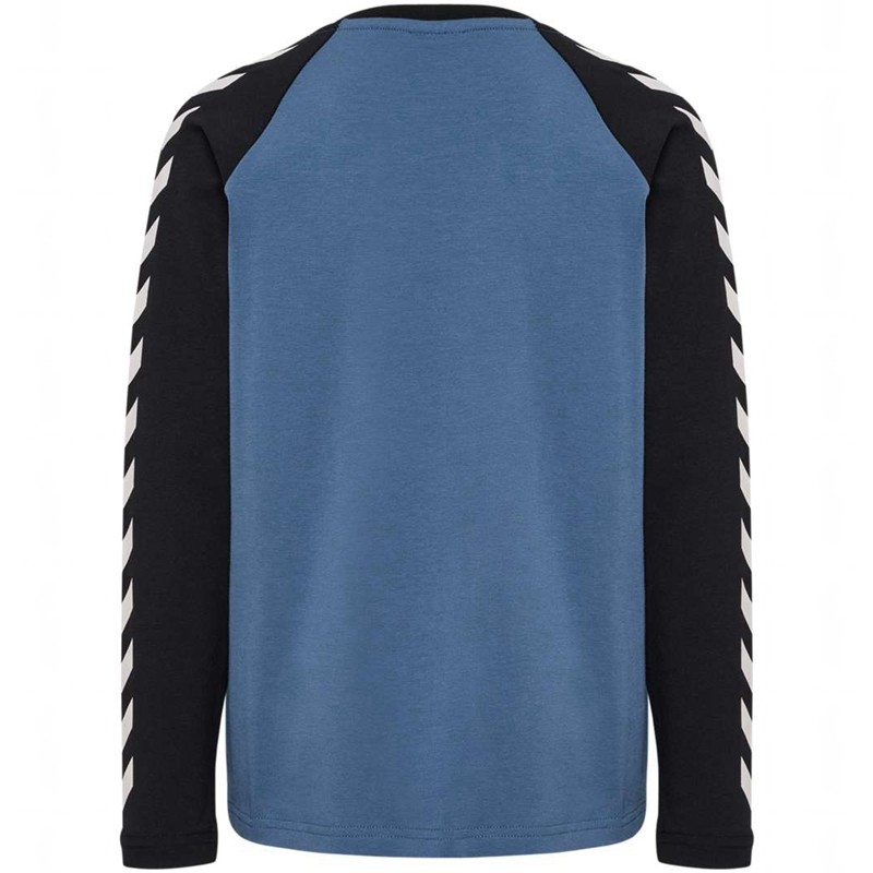 T Shirts Hummel Boys L/S Enfant Bleu | 549593-436