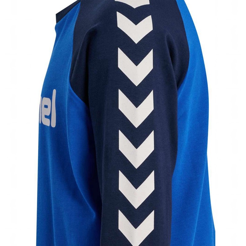 T Shirts Hummel Boys L/S Enfant Bleu | 640163-818