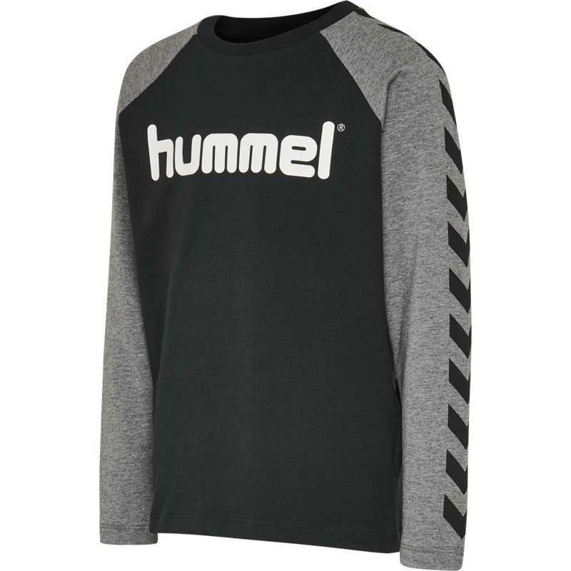 T Shirts Hummel Boys L/S Enfant Noir | 898077-023