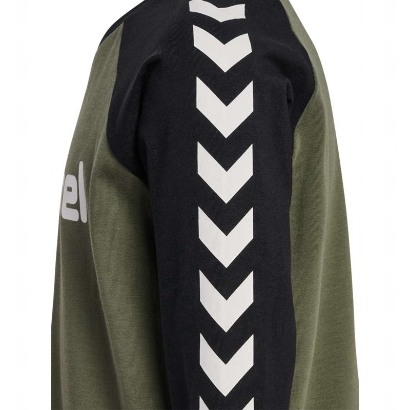 T Shirts Hummel Boys L/S Enfant Vert Olive | 253886-355