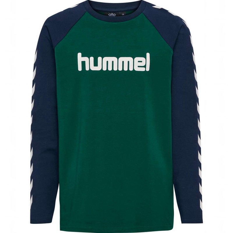 T Shirts Hummel Boys L/S Enfant Vert | 878079-345