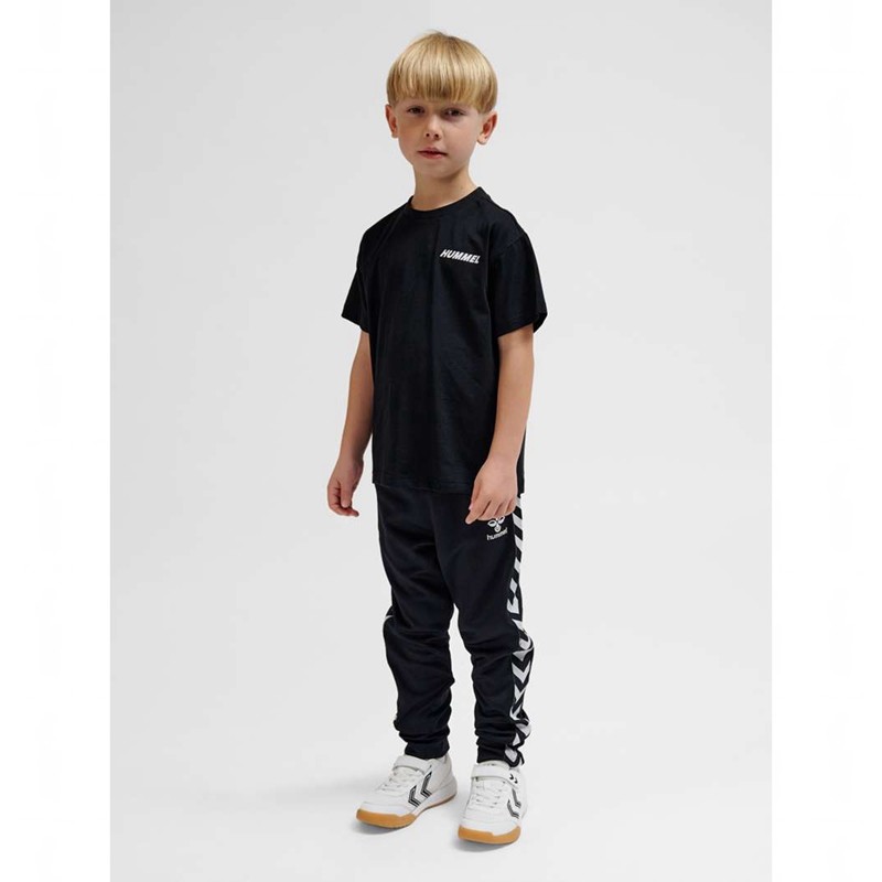 T Shirts Hummel Casper S/S Enfant Noir | 463097-205