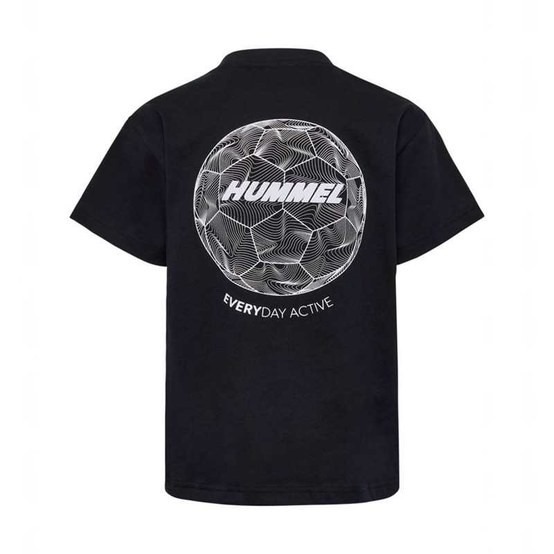T Shirts Hummel Casper S/S Enfant Noir | 463097-205