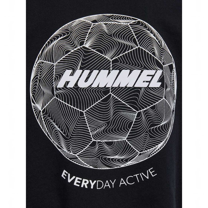 T Shirts Hummel Casper S/S Enfant Noir | 463097-205