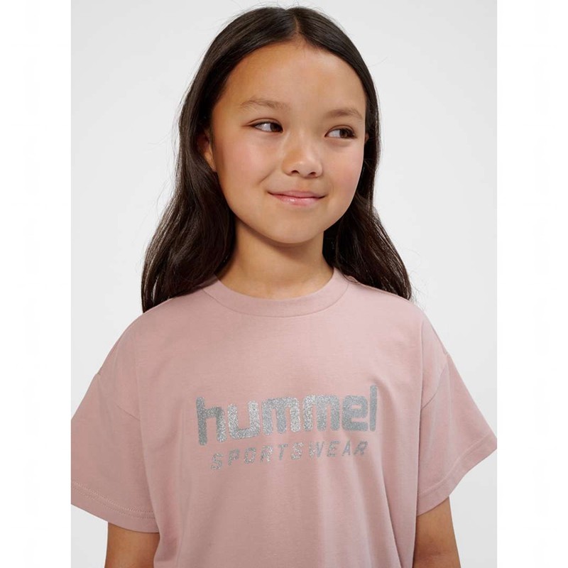T Shirts Hummel Chilli S/S Enfant Rose | 535398-503