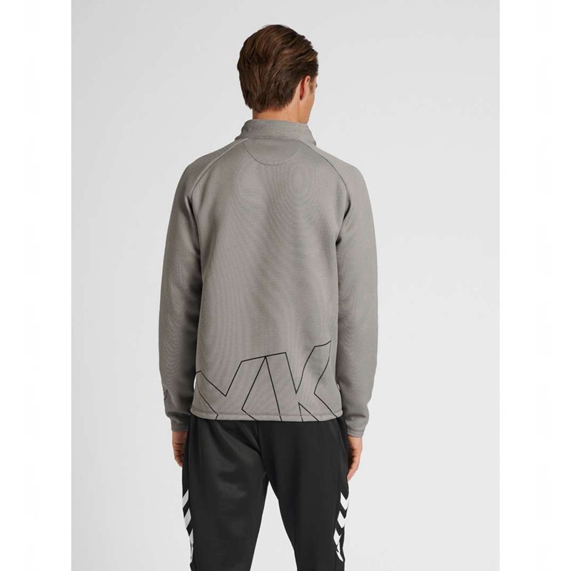 T Shirts Hummel Cima Xk Zip Homme Grise | 049344-171