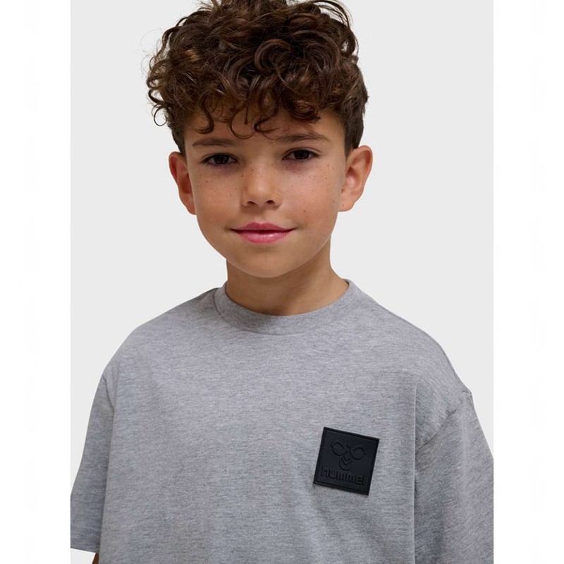 T Shirts Hummel Clean S/S Enfant Grise | 346820-279