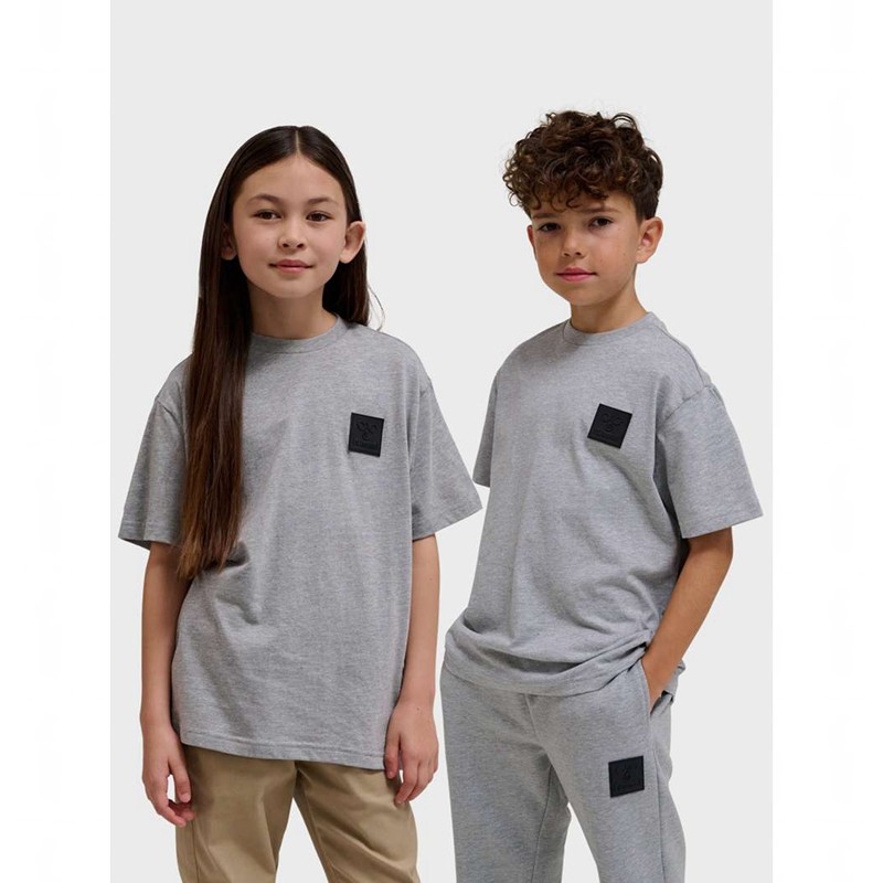 T Shirts Hummel Clean S/S Enfant Grise | 346820-279