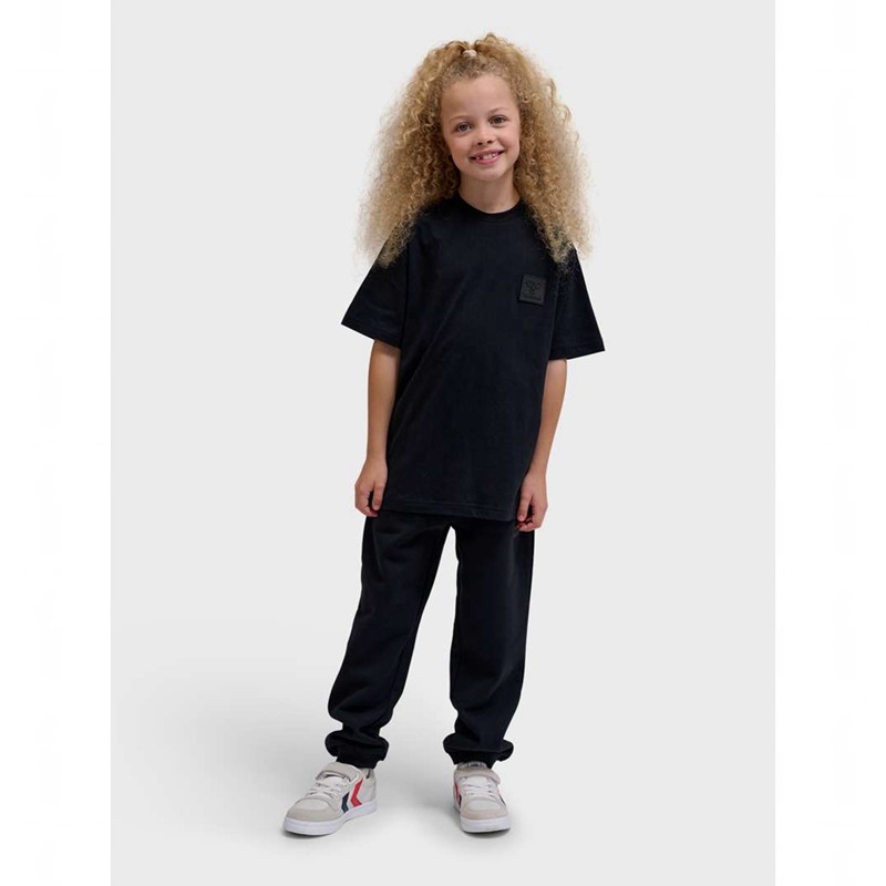 T Shirts Hummel Clean S/S Enfant Noir | 491986-239