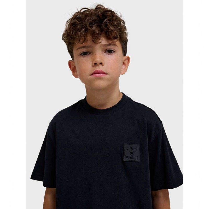 T Shirts Hummel Clean S/S Enfant Noir | 491986-239