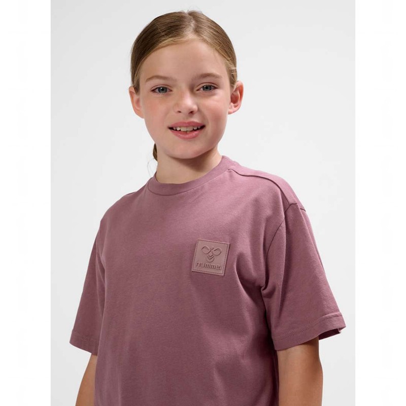 T Shirts Hummel Clean S/S Enfant Rose | 800447-192