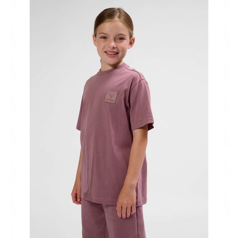 T Shirts Hummel Clean S/S Enfant Rose | 800447-192