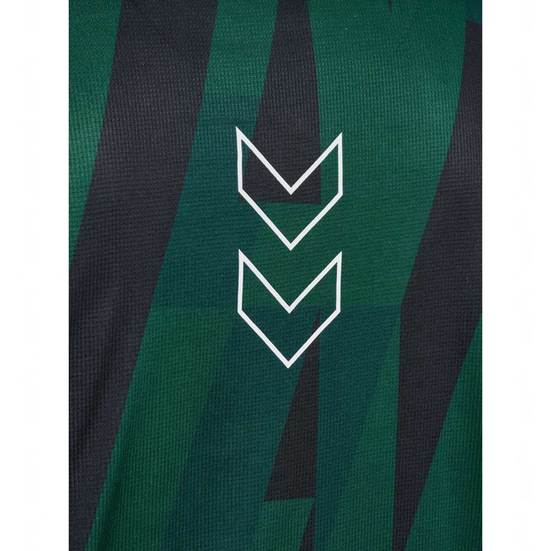 T Shirts Hummel Court Aop Light Weight Homme Vert | 174188-244