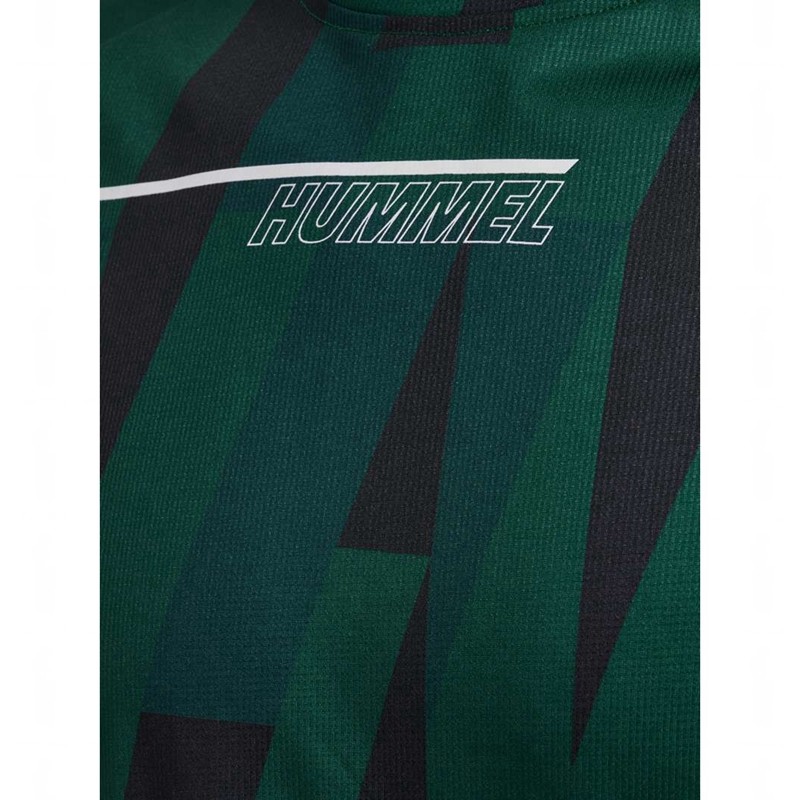 T Shirts Hummel Court Aop Light Weight Homme Vert | 174188-244