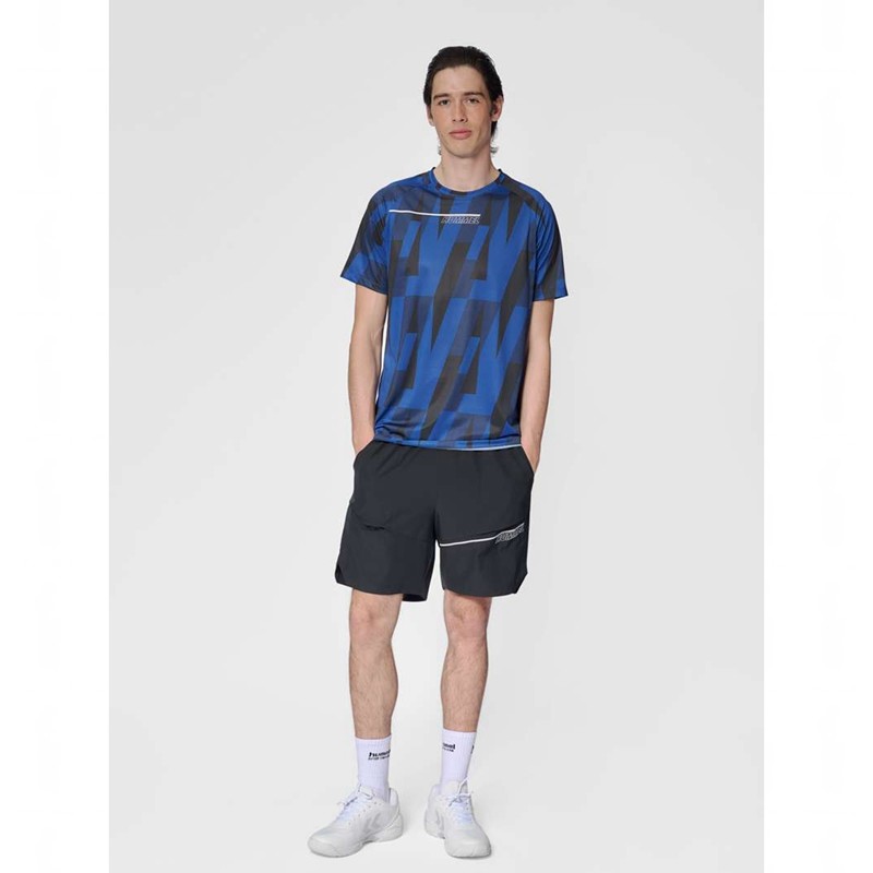 T Shirts Hummel Court Aop Light Weight Homme Bleu | 567874-965