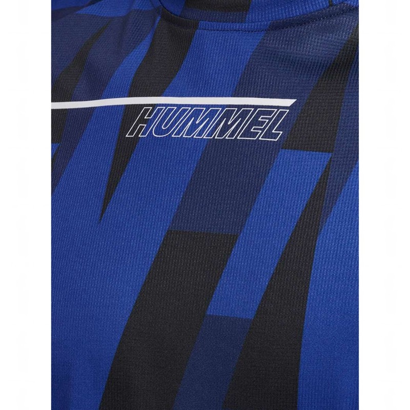 T Shirts Hummel Court Aop Light Weight Homme Bleu | 567874-965