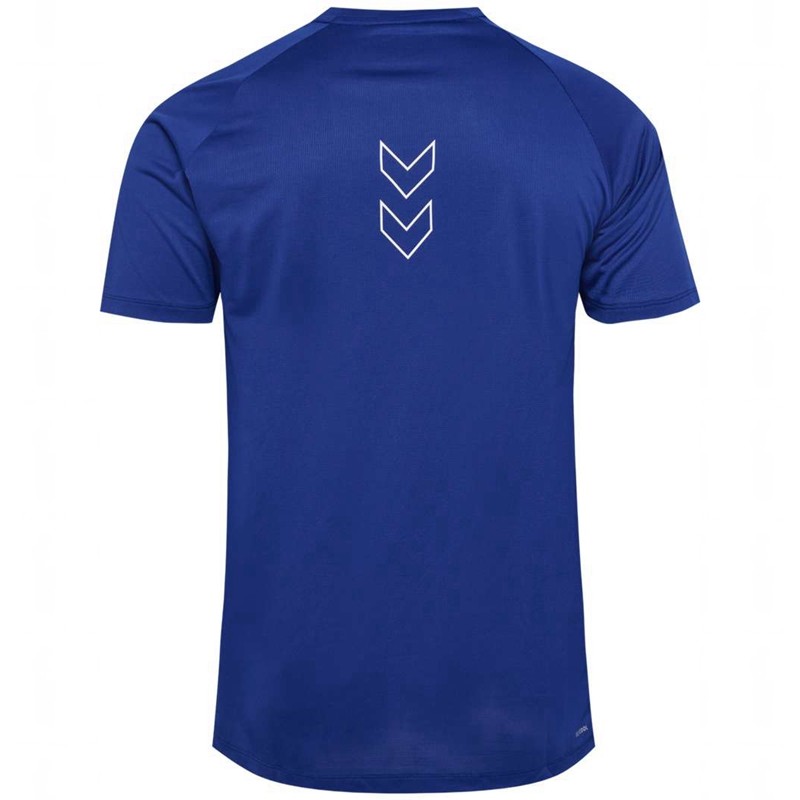 T Shirts Hummel Court Light Weight Homme Bleu | 592147-450