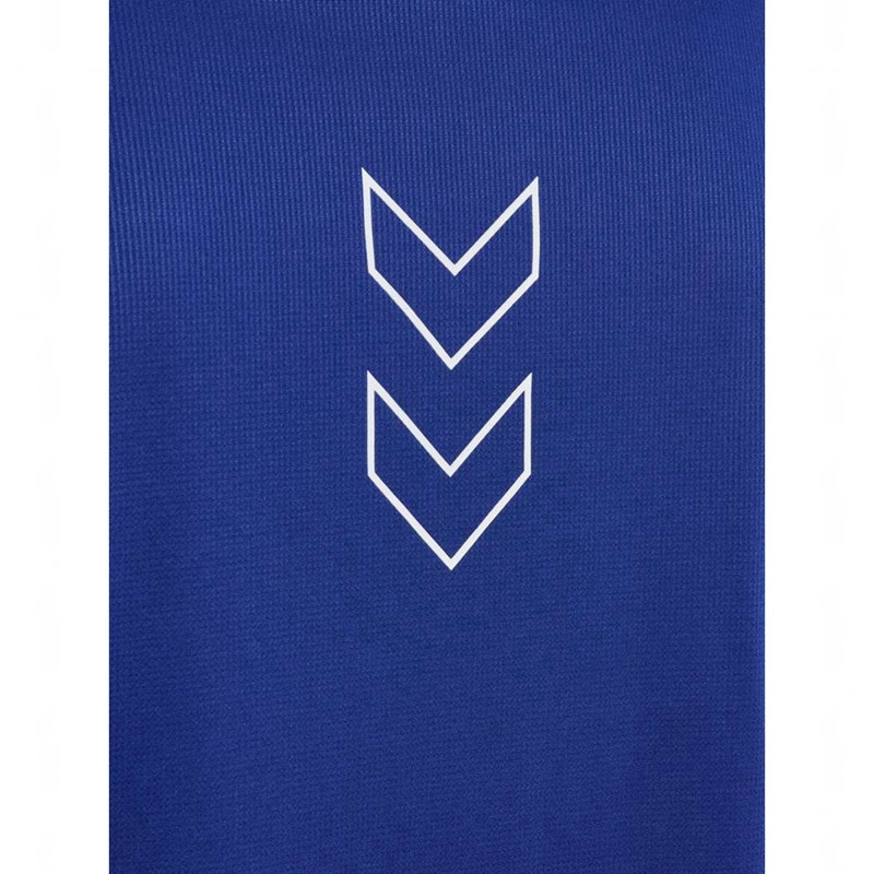 T Shirts Hummel Court Light Weight Homme Bleu | 592147-450