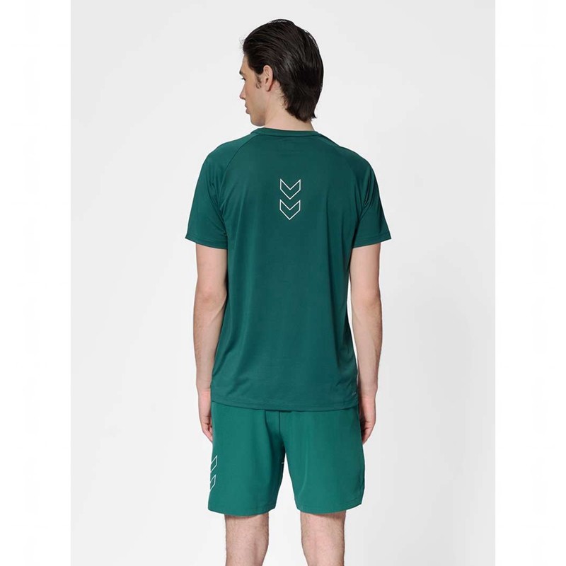 T Shirts Hummel Court Light Weight Homme Vert | 525133-664