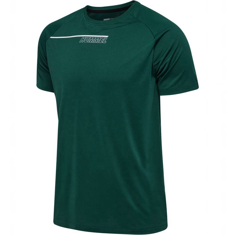 T Shirts Hummel Court Light Weight Homme Vert | 525133-664