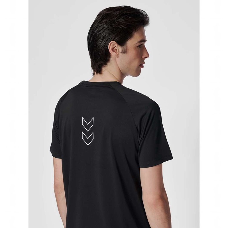 T Shirts Hummel Court Light Weight Homme Noir | 740820-193