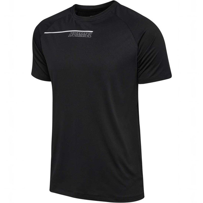 T Shirts Hummel Court Light Weight Homme Noir | 740820-193