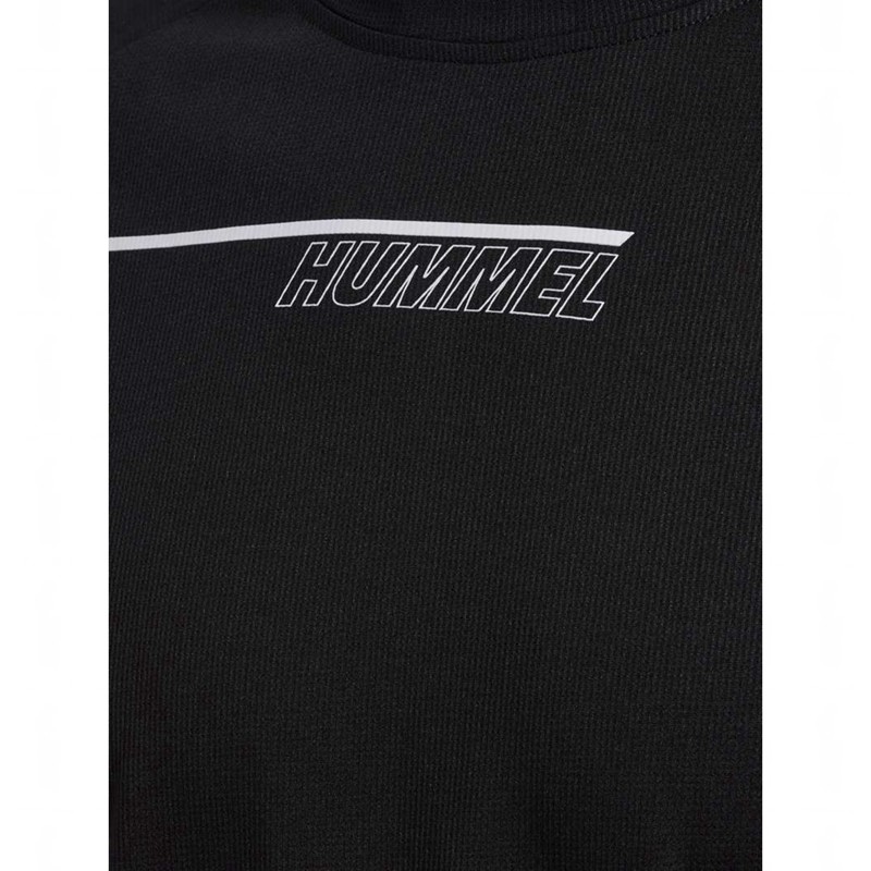 T Shirts Hummel Court Light Weight L/S Homme Noir | 227729-236