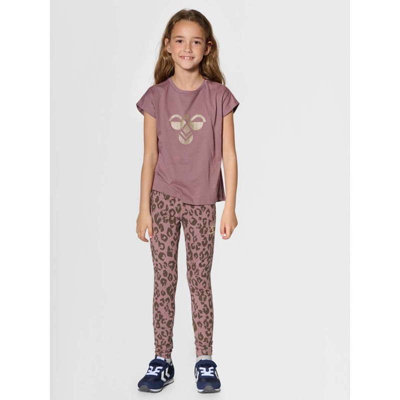 T Shirts Hummel Diez S/S Enfant Rose | 059286-825
