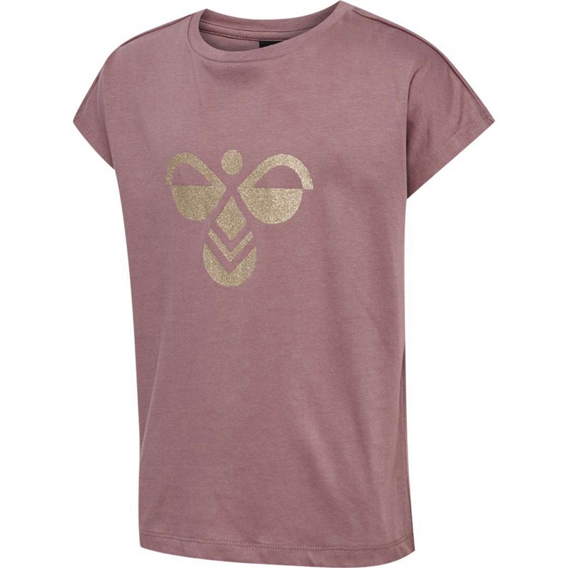T Shirts Hummel Diez S/S Enfant Rose | 059286-825
