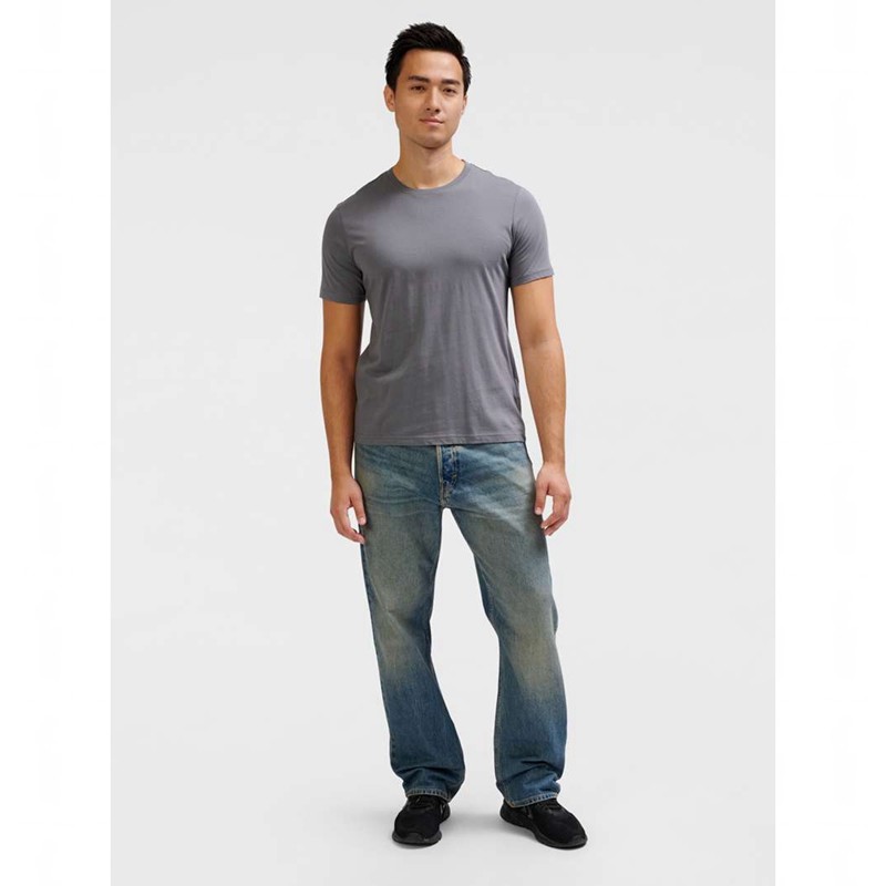 T Shirts Hummel Elemental Chevron Cotton Homme Grise | 492064-314