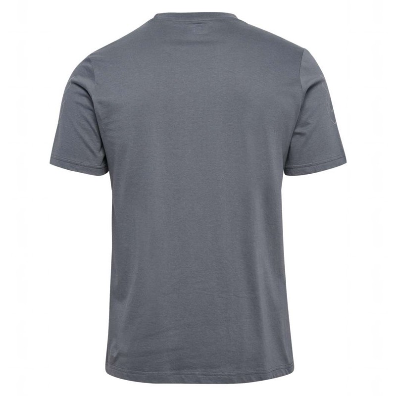 T Shirts Hummel Elemental Chevron Cotton Homme Grise | 492064-314