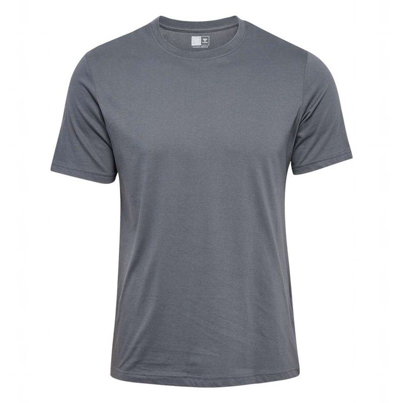 T Shirts Hummel Elemental Chevron Cotton Homme Grise | 492064-314